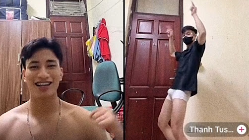 Hai Tiktoker hẩy buồi ngay trên sóng livestream